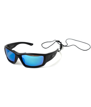 Sunglasses waterproof floating black-blue