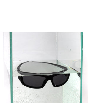 Sunglasses waterproof floating black-grey