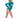 Malaga lange mouw UPF 50+ Petrol Kids Rashguard