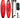 Watrflag Flow Red SUP Board 10'2'' Allround + Extra Paddle