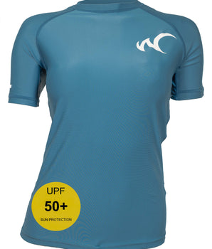 Watrflag Rashguard Murcia Women Blue - UV protective surf shirt regular fit