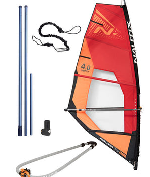 Watrflag Jibe WindSUP Board 10'6'' Set - 320 cm - Opblaasbaar Stand Up Paddle Board inclusief 4.0 m2 zeilset voor windsurfing