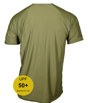 Watrflag Rashguard Cadiz Men Green - UV protective surf shirt regular fit