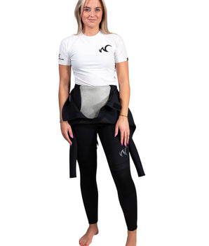 Watrflag Rashguard Murcia Women Black - UV protective surf shirt regular fit