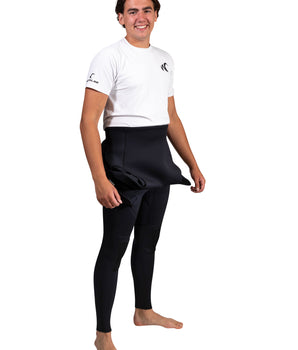 Watrflag Rashguard Cadiz Men Black - UV protective surf shirt regular fit