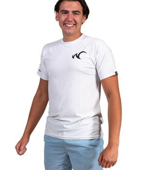 Watrflag Rashguard Cadiz Men Black - UV protective surf shirt regular fit