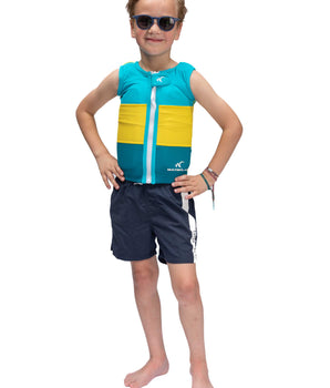 Watrflag swim suit Biarritz Kids multicolour life jacket / floating vest for children