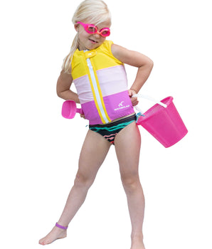 Watrflag swim suit Cannes Kids multicolour life jacket / floating vest for children