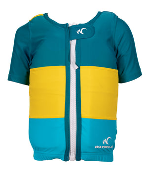 Watrflag swim suit Frejus Kids multicolour life jacket / floating vest for children with short sleeves