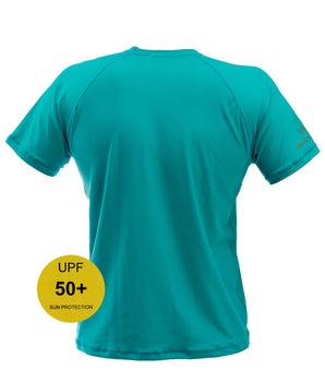 Watrflag Rashguard Cadiz Men Petrol - UV protective surf shirt regular fit