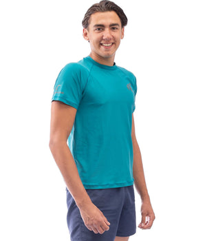 Watrflag Rashguard Cadiz Men Petrol - UV beschermend surf shirt regular fit