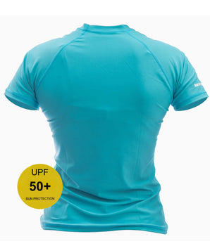 Watrflag Rashguard Murcia Women Turquoise - UV beschermend surf shirt regular fit