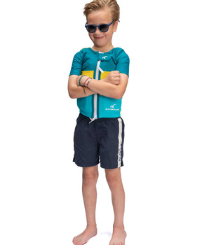 Watrflag swim suit Frejus Kids multicolour- zwemvest / drijfvest voor kinderen met korte mouw