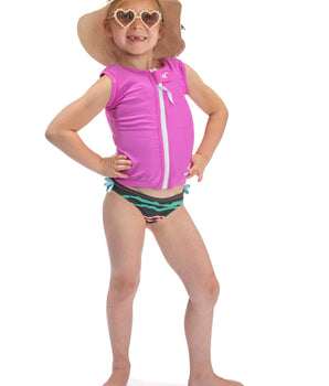 Watrflag swim suit Nice Kids Purple- zwemvest / drijfvest voor kinderen